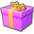 Giftbox purple Icon